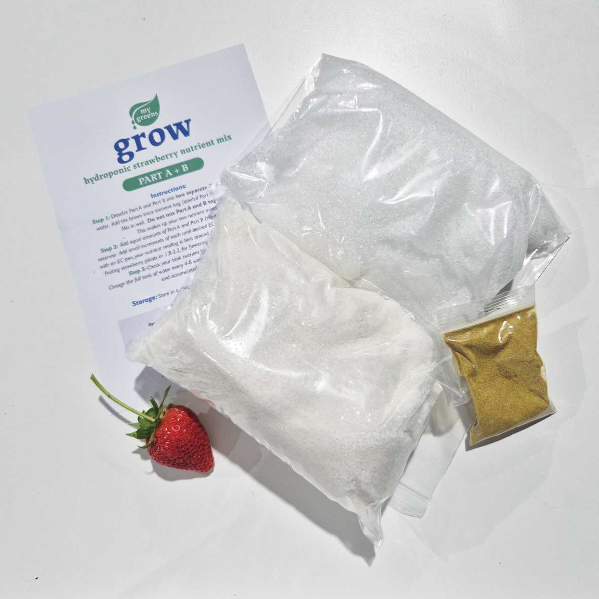 Hydroponic Strawberry Nutrients - Parts A + B