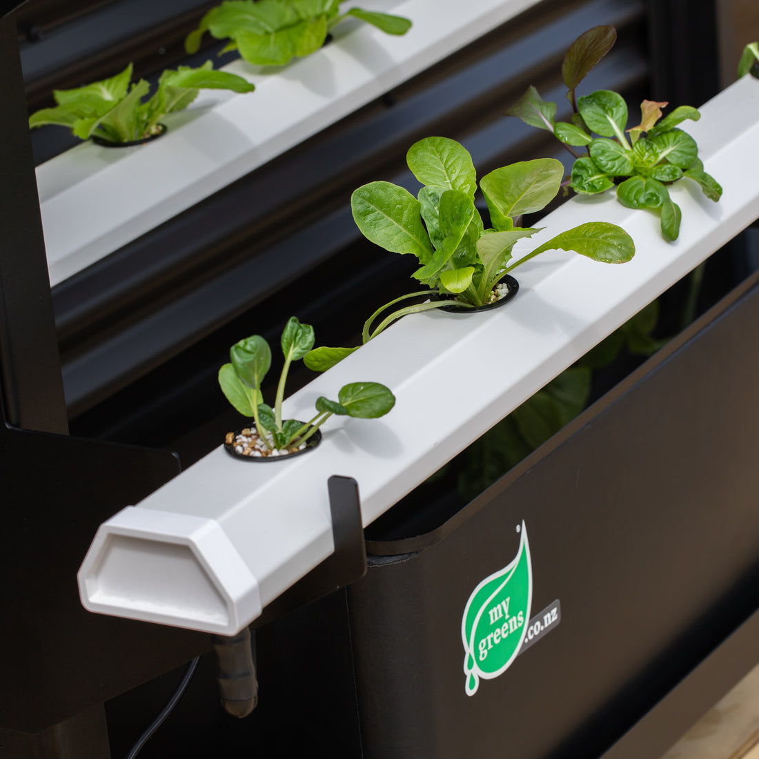 Hydroponic uPVC gully with end caps – My Greens Hydroponics Ltd
